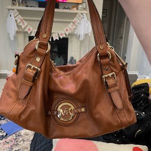 Brown Leather Michael Kors Purse